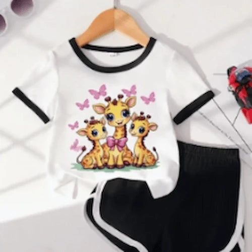 Girls shorts set 