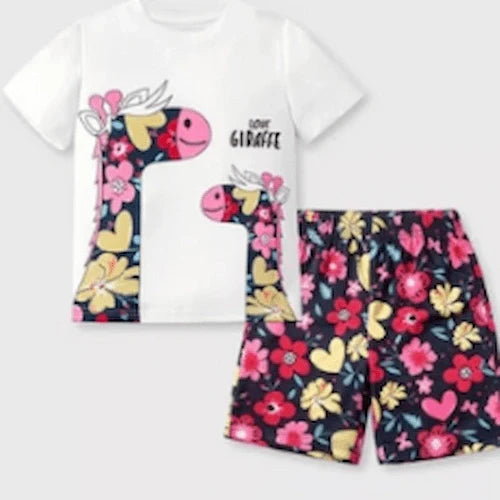 Girls shorts set