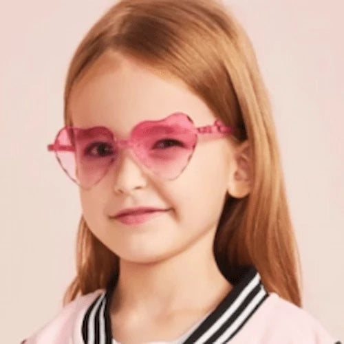 red hair girl wearing sunglasses