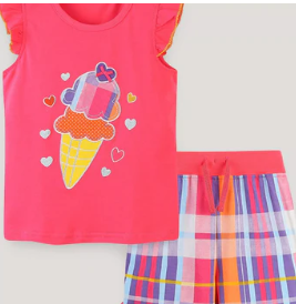 Girls Shorts Set