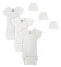 Preemie Unisex Baby Onezies and Caps - 6 Pack NC_0226