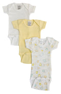 Baby Boy, Baby Girl, Unisex Short Sleeve Onezies Variety (Pack of 3) NC_0239