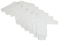 Long Sleeve White Onezie 6 Pack 009_009