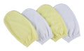 Washcloth Mitt - 4 pc Set CS_0015
