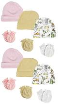 Boys Girls Caps and Mittens (Pack of 12) NC_0299
