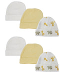 Baby Boy, Baby Girl, Unisex Infant Caps (Pack of 6) NC_0388