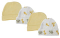 Baby Boy, Baby Girl, Unisex Infant Caps (Pack of 4) NC_0392