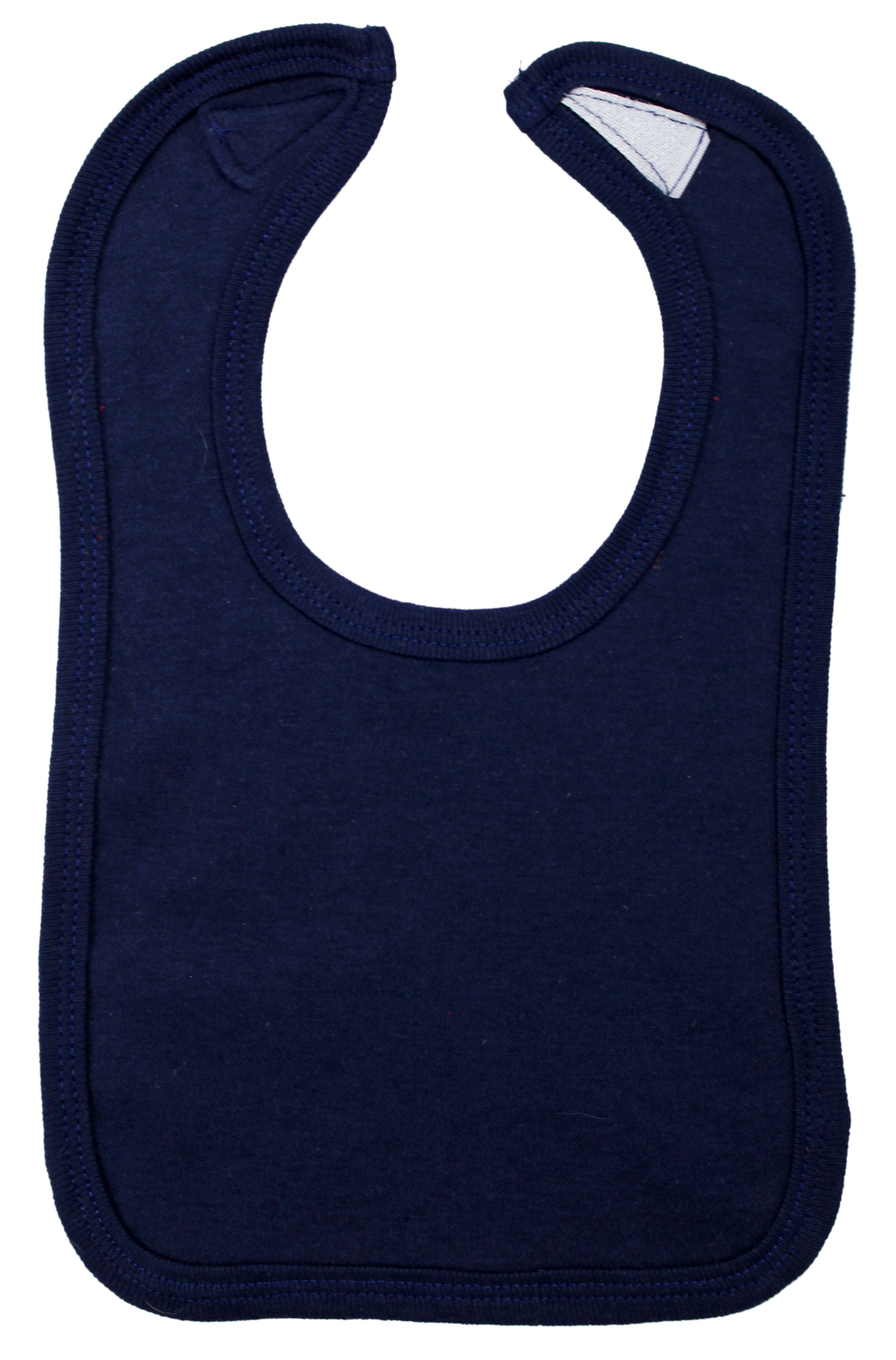 Navy Blue Interlock Bib 1023.NAVY