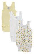 Unisex Baby 3 Pc Onezies and Tank Tops NC_0502