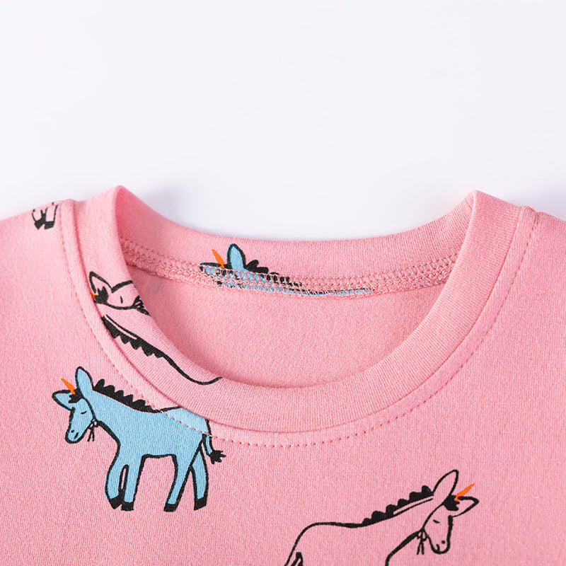 Summer Cartoon Girls' Dress, Cute Baby Dress