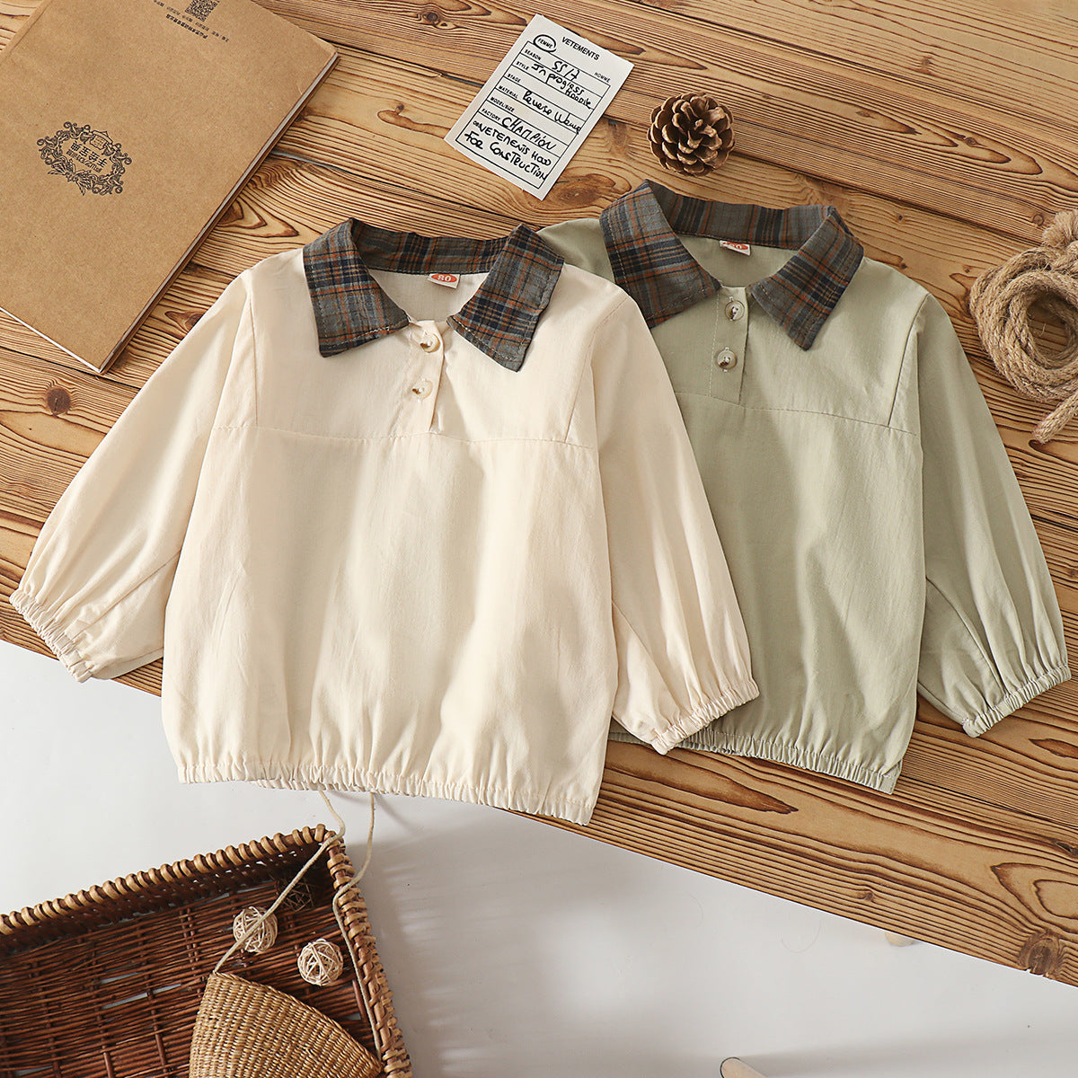 Casual Shirt Toddler Woven Shirt Cotton Breathable