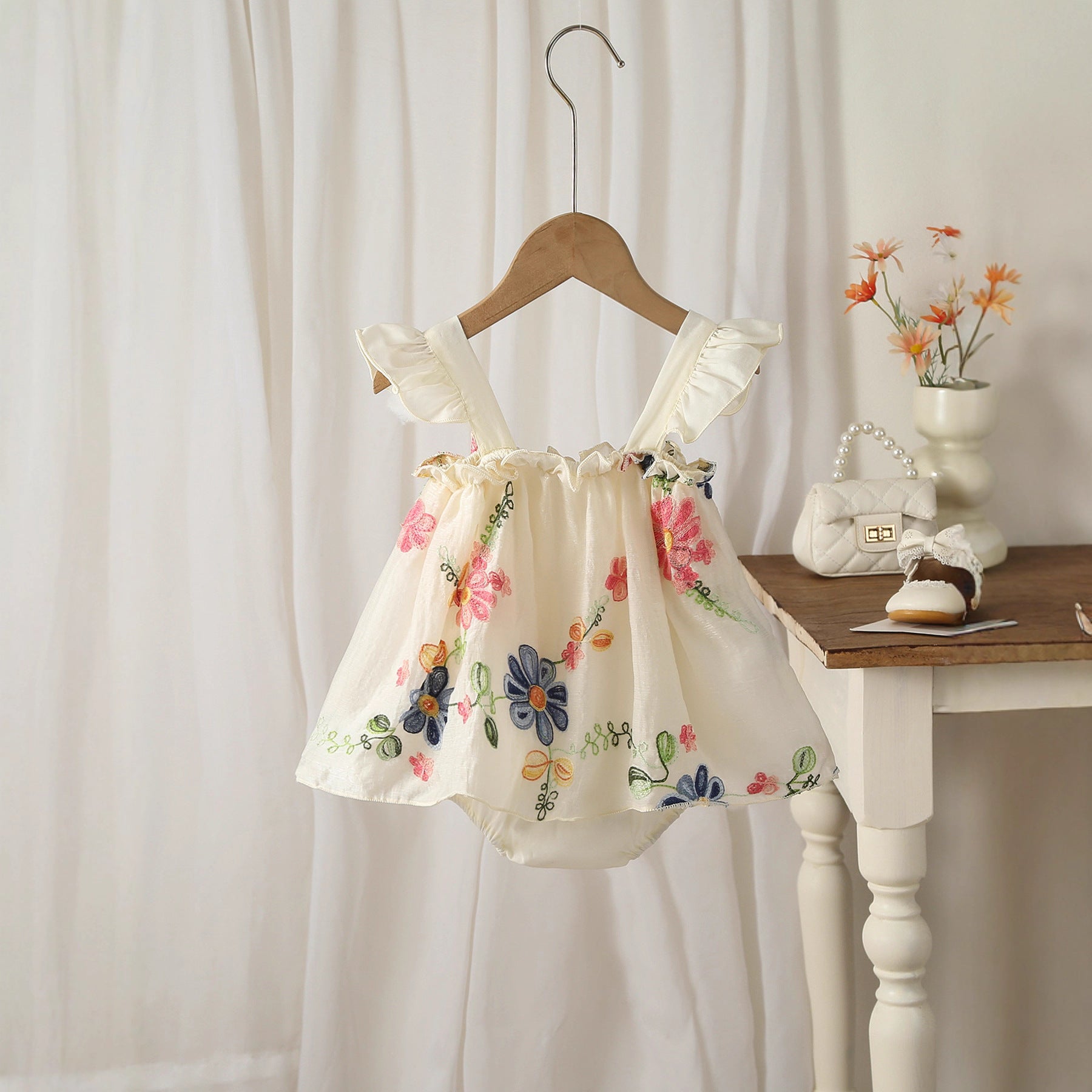 New Style Fashion Princess Dress for Kids, Beach and Sandwear Strap Romper