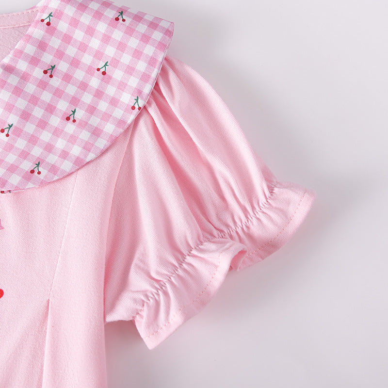Children's Dress Summer Short Sleeve Kids Dress