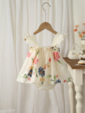 New Style Fashion Princess Dress for Kids, Beach and Sandwear Strap Romper