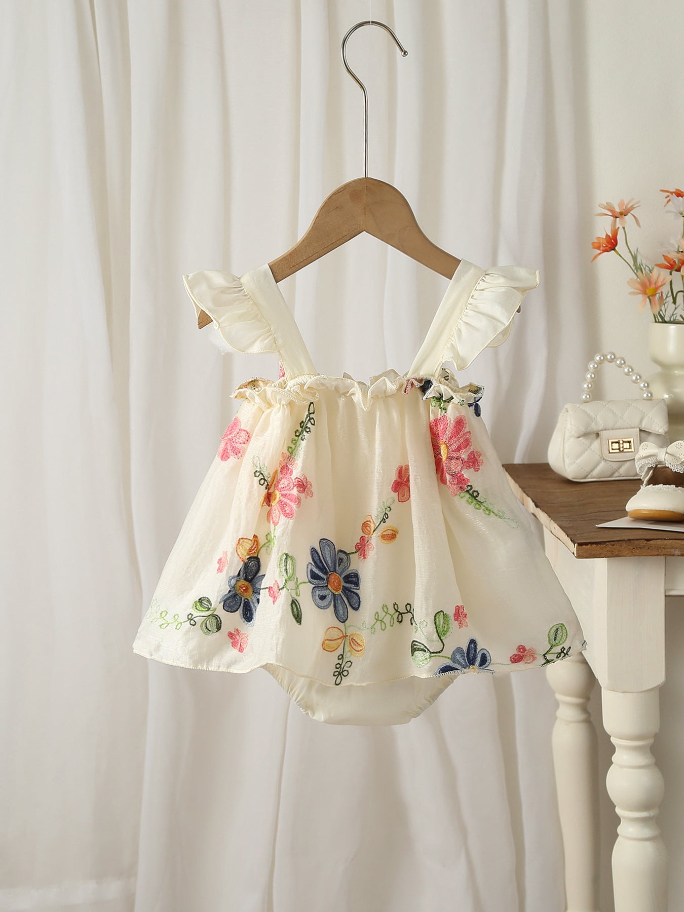 New Style Fashion Princess Dress for Kids, Beach and Sandwear Strap Romper