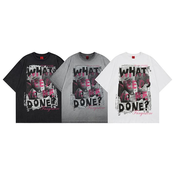 Angel Baby Graffiti Short sleeved T-shirt