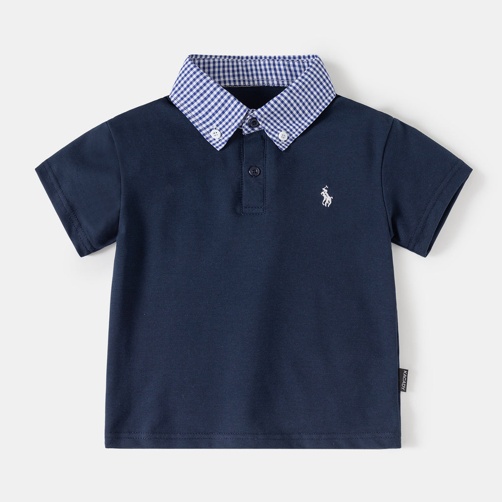 Boy's Summer Short Sleeve Polo Shirt
