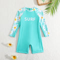 Cute Long Sleeve Swimwear for Kids Girls