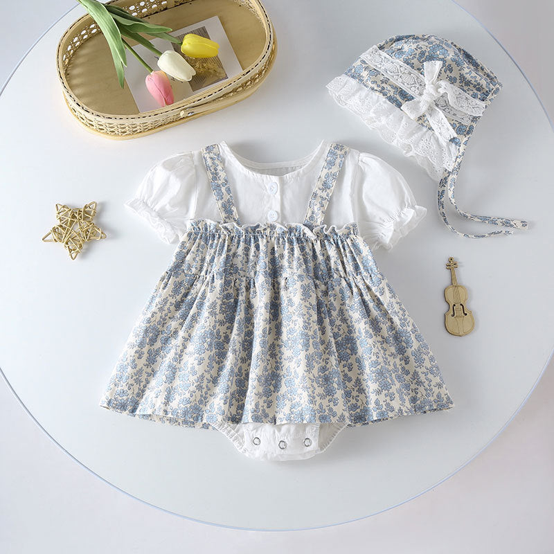 Baby Summer Dress Newborn Style Princess Dress Backpack Dress Baby Romper