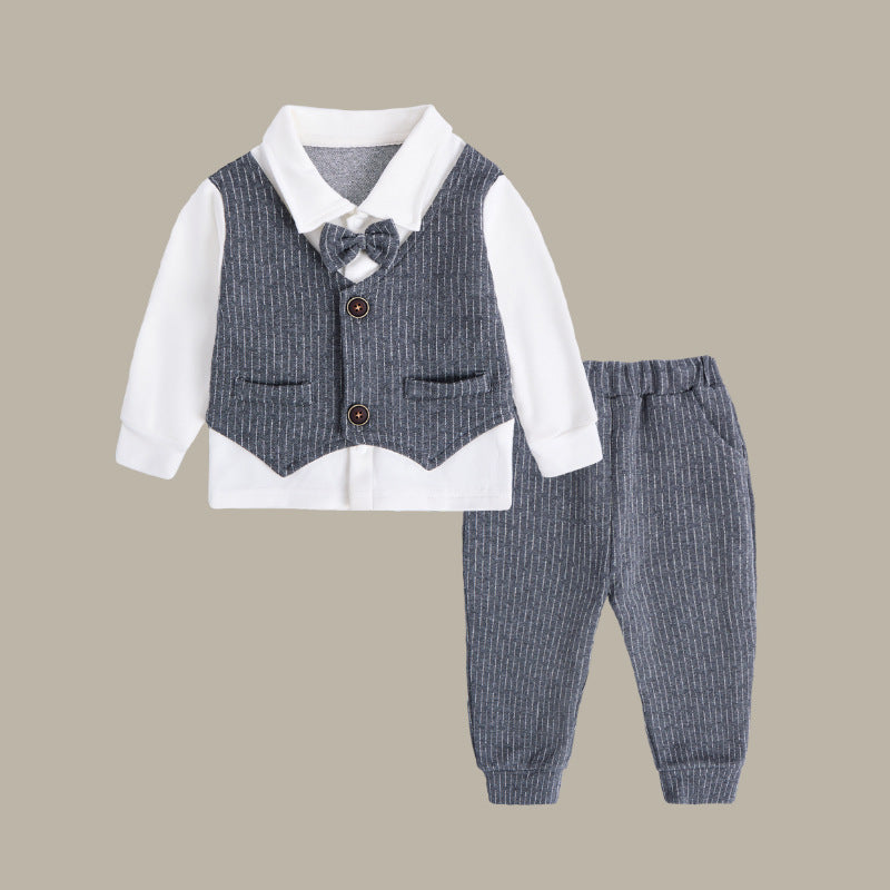 Boy's 1st Birthday Formal Suit 4 piece set