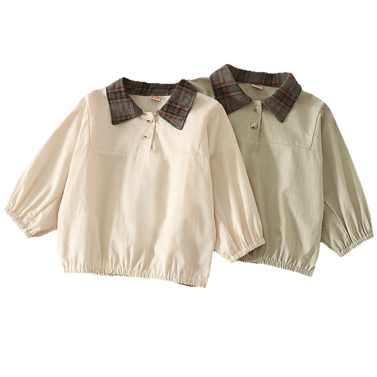 Casual Shirt Toddler Woven Shirt Cotton Breathable