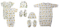 Unisex Newborn Baby 7 Pc Layette Sets NC_0577