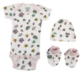 Newborn Baby Girl 3 Pc Layette Sets NC_0583