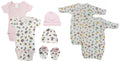 Newborn Baby Girl 7 Pc Layette Sets NC_0603