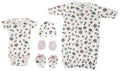 Newborn Baby Girl 5 Pc Layette Sets NC_0637