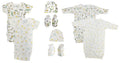 Unisex Newborn Baby 8 Pc Layette Sets NC_0653
