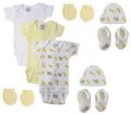Unisex Newborn Baby 9 Pc Layette Sets NC_0677