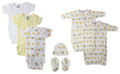 Unisex Newborn Baby 7 Pc Layette Sets NC_0683