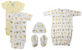 Unisex Newborn Baby 5 Pc Layette Sets NC_0688