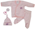 4 Piece Fleece Set - Pink CS_510P_open
