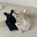 Clothing Summer Boys and Girls Short Sleeve Denim Overalls