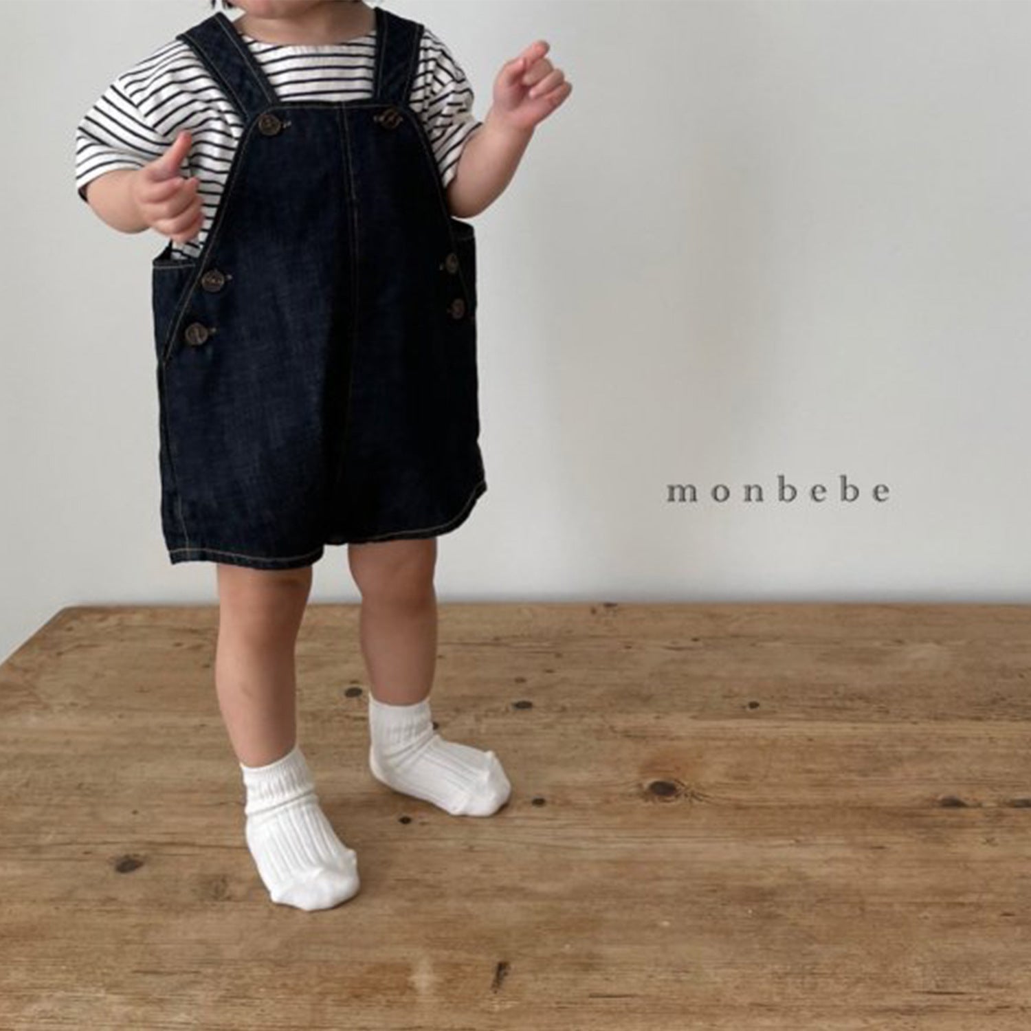 Clothing Summer Boys and Girls Short Sleeve Denim Overalls