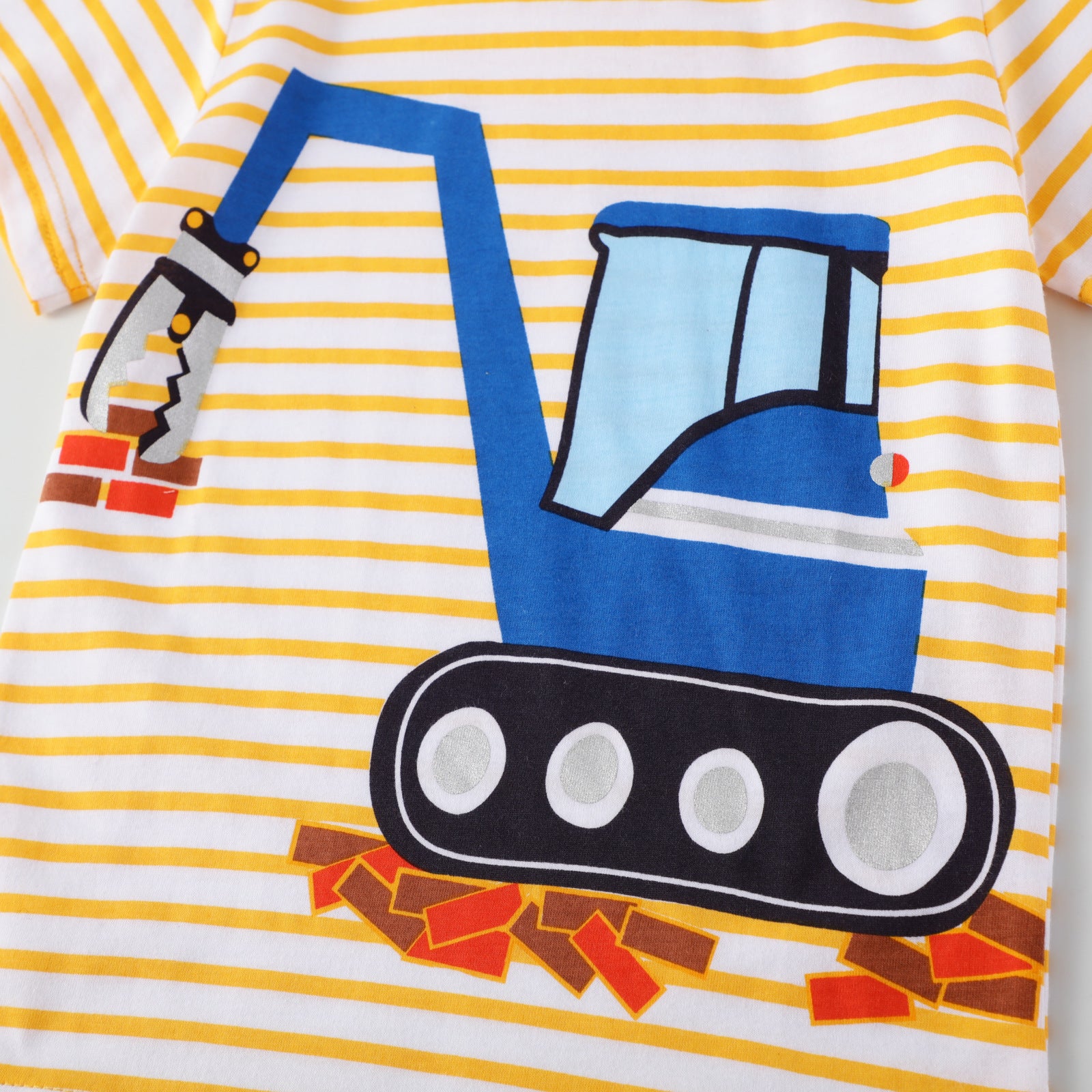 Boy's Short Sleeve T-Shirt, Kids' Casual Top for Toddlers and Children