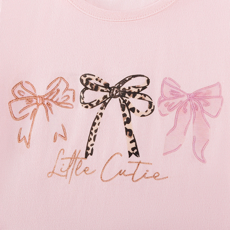 Summer New Girls' Outfit SetCute Short Sleeve Baby Set