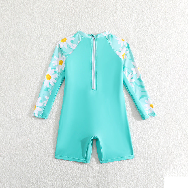 Cute Long Sleeve Swimwear for Kids Girls