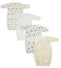 Unisex Newborn Baby 4 Piece Gown Set NC_0733