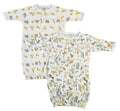 Unisex Newborn Baby 2 Piece Gown Set NC_0754