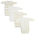 Unisex Newborn Baby 4 Piece Gown Set NC_0782