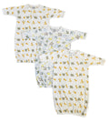 Unisex Newborn Baby 3 Piece Gown Set NC_0786