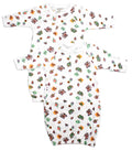 Girls Print Infant Gowns - 2 Pack 912G