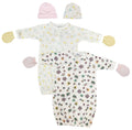 Newborn Baby Girl 6 Piece Gown Set NC_0796