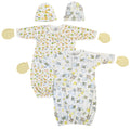 Unisex Newborn Baby 6 Piece Gown Set NC_0822