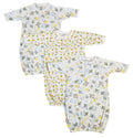 Unisex Newborn Baby 3 Piece Gown Set NC_0823