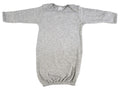 Newborn Heather Grey Gown LS_0671
