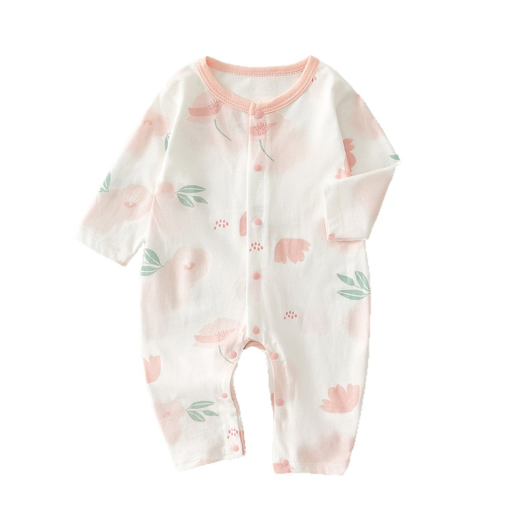 Baby summer thin jumpsuit long sleeved air-conditioned suit