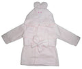 Fleece Robe With Hoodie Pink 965P